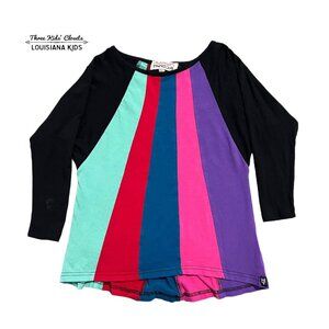 Hudson Threads Sz S Colorful Striped Top